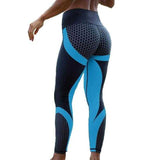 Mesh Pattern Print Leggings Fitness Leggings For Women | eprolo