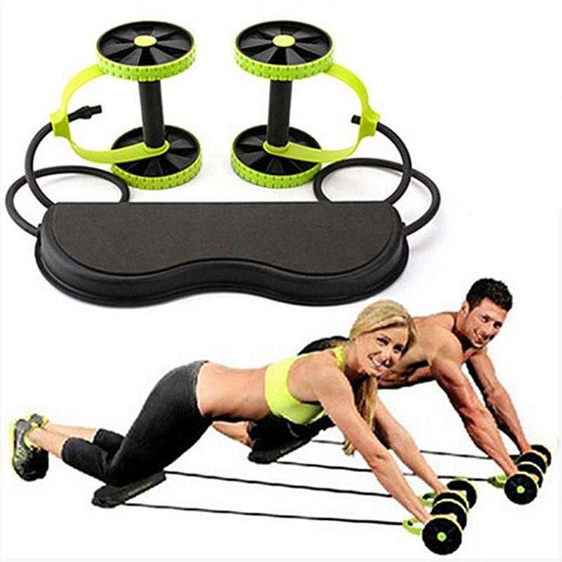 Muscle Exercise Fitness Equipment Double Wheel Abdominal Power Wheel | eprolo