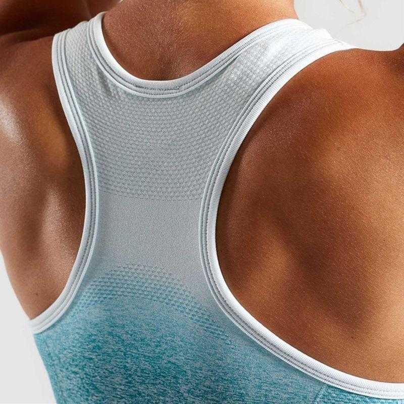 Ombre Seamless Sports Bra Push Up Gym Women Fitness | eprolo