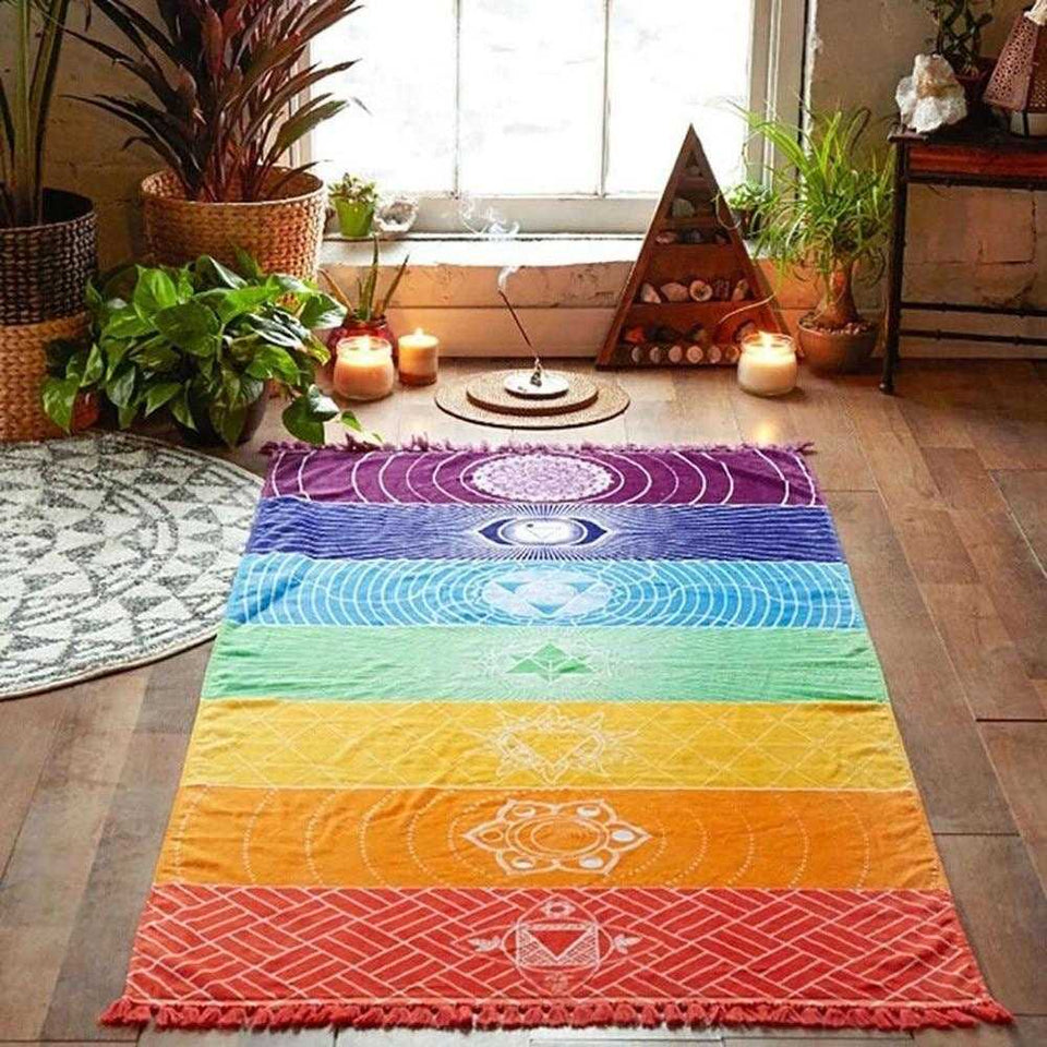 Polyester Bohemia Wall Hanging India Mandala Blanket | eprolo