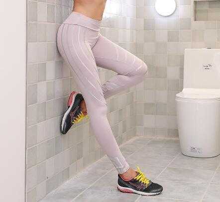 Tight Women Sexy Skinny Stripe Leggings Fitness Black White | eprolo