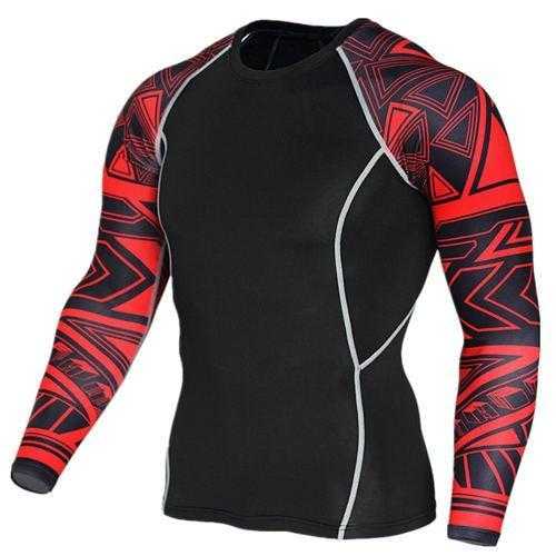 Wolf 3D Printed tshirt Compression Tights Men Fitness Running Shirt | eprolo