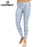 Women Leggings Heart Shape Kawaii Digital Print | eprolo