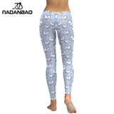 Women Leggings Heart Shape Kawaii Digital Print | eprolo