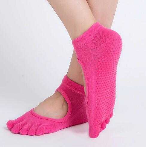 Women Yoga Socks Anti-slip Backless 5 Toe Socks | eprolo