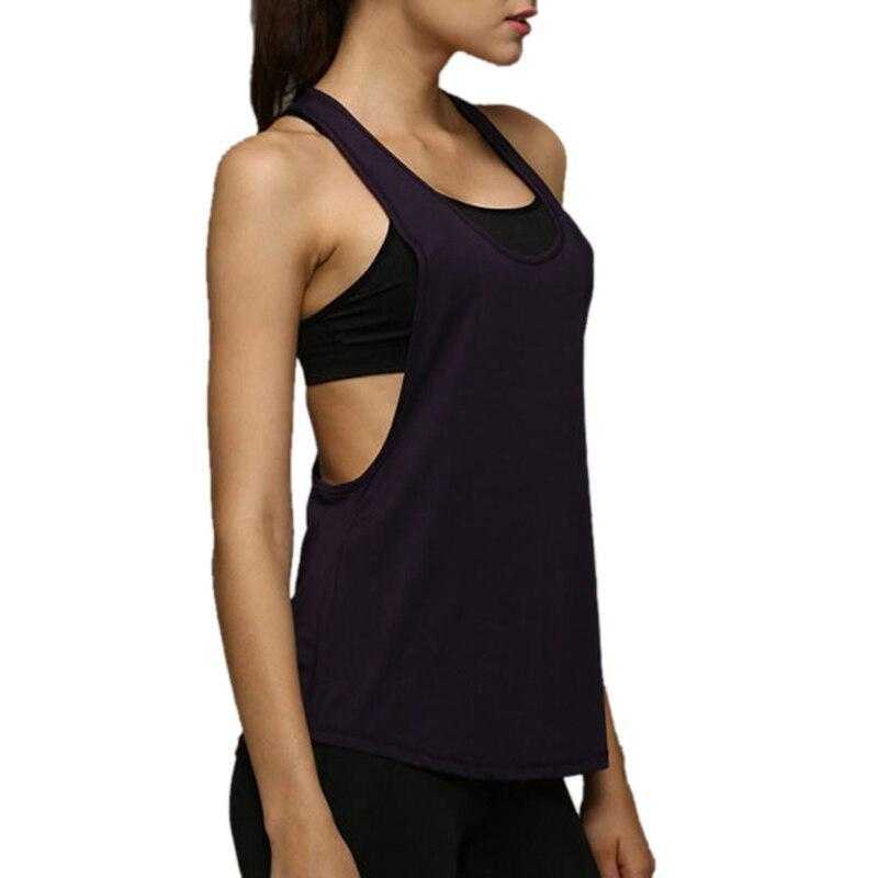 Yoga Crop Top Women Sleeveless Backless Running Sports | eprolo