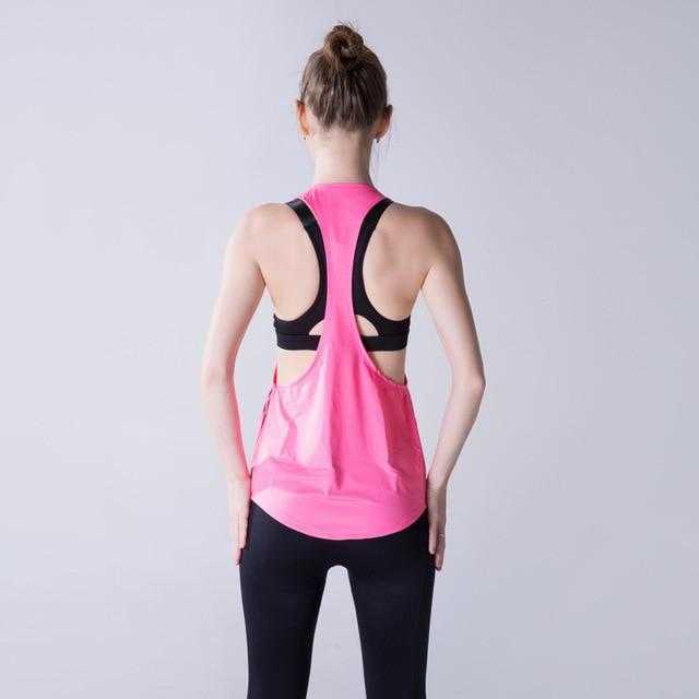 Yoga Crop Top Women Sleeveless Backless Running Sports | eprolo