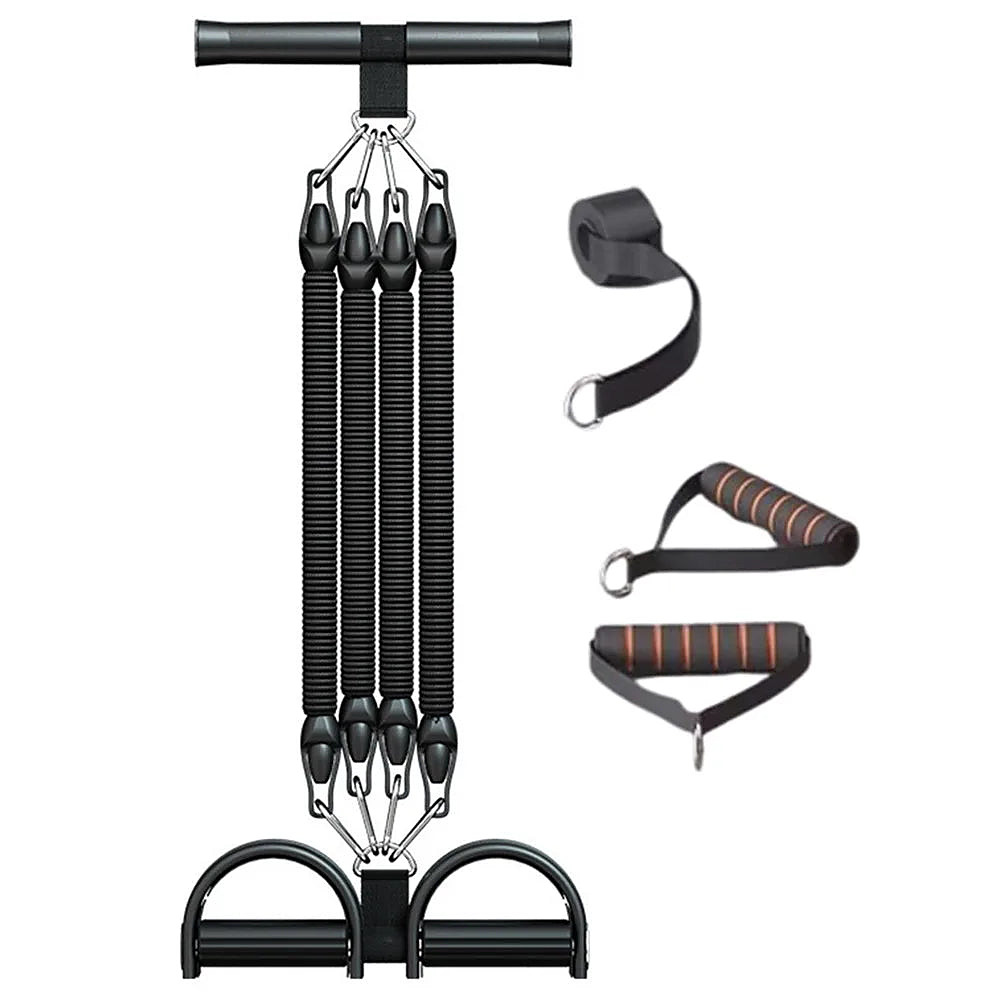 Svart PowerBand Pro-sett med fotpedaler og tilbehør
